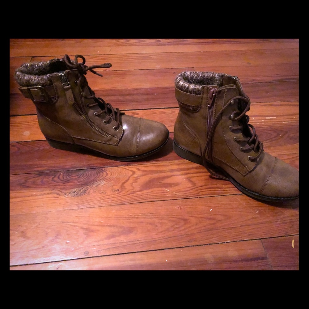 Brown Ankle Boots 8.5